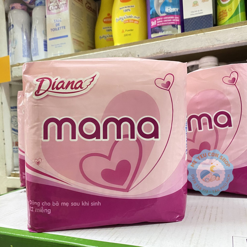 [HSD 2027] Băng vệ sinh MAMA DIANA dành cho mẹ sau sinh (Gói 12 miếng) (katydang)