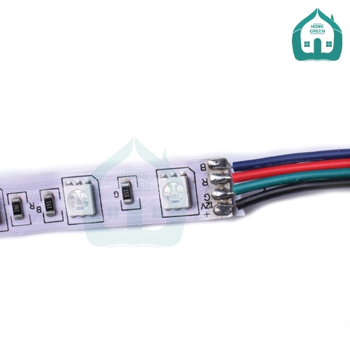 Dây nối đèn Led 4 Pin 10mm 10cm Rgb cho dây đèn Led 5050