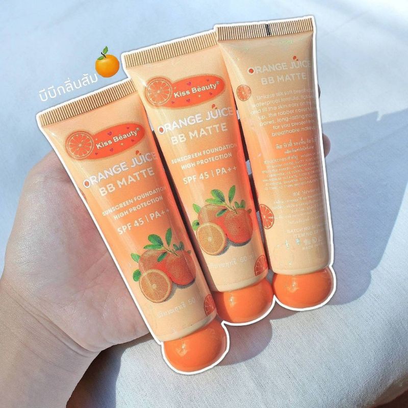 Kem nền BB Kiss Beauty 2in1 Đào, Cam 50ml | BigBuy360 - bigbuy360.vn