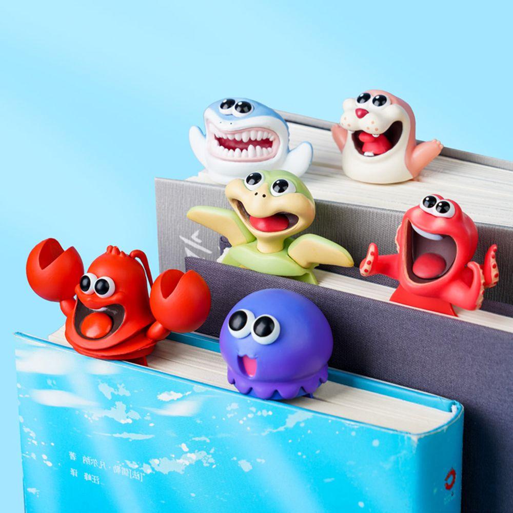 MAG Bookmark 3D PVC Hình Bạch Tuộc Tôm Hùm Tôm