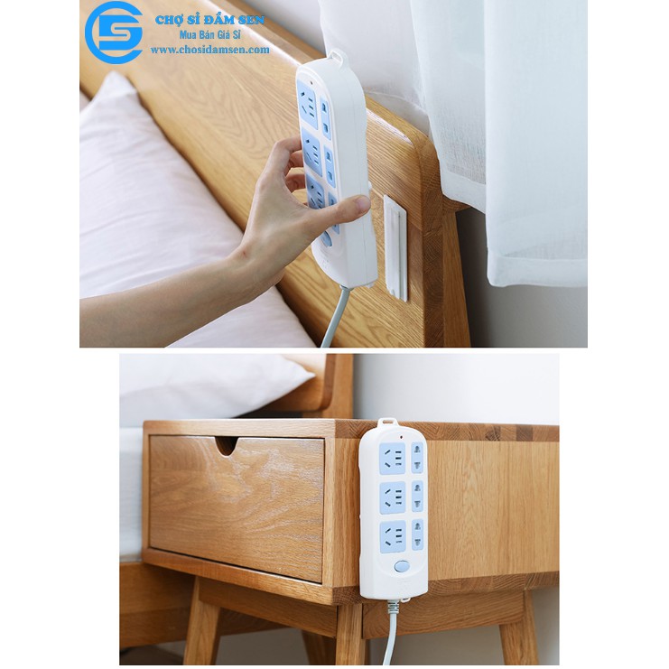 Bộ dụng cụ  vỉ treo cố định ổ cắm điện trượt thẳng siêu tiện dụng an toàn cho bé G77-TreoOCD-Vi