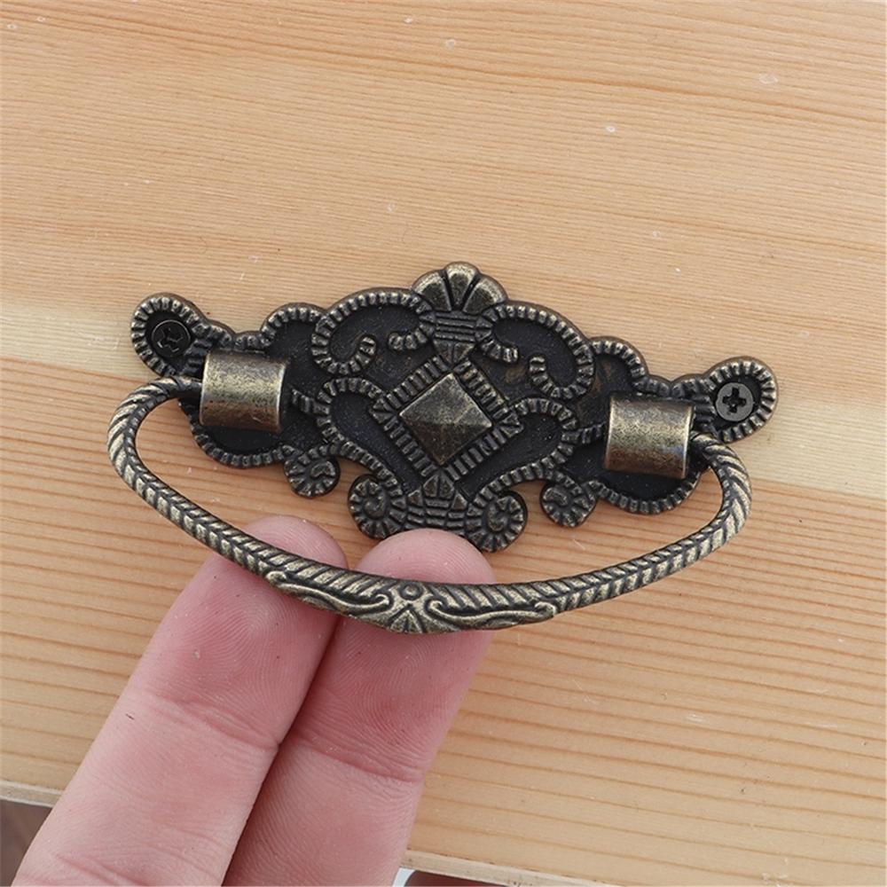 Augustina Tay Nắm Ngăn Kéo Tủ Mạ Đồng Thau Phong Cách Vintage