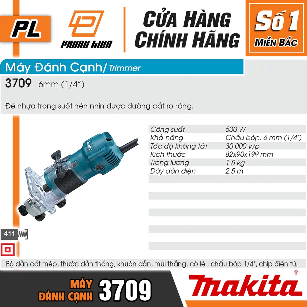 Máy Soi Makita 3709  - Hàng Chính Hãng