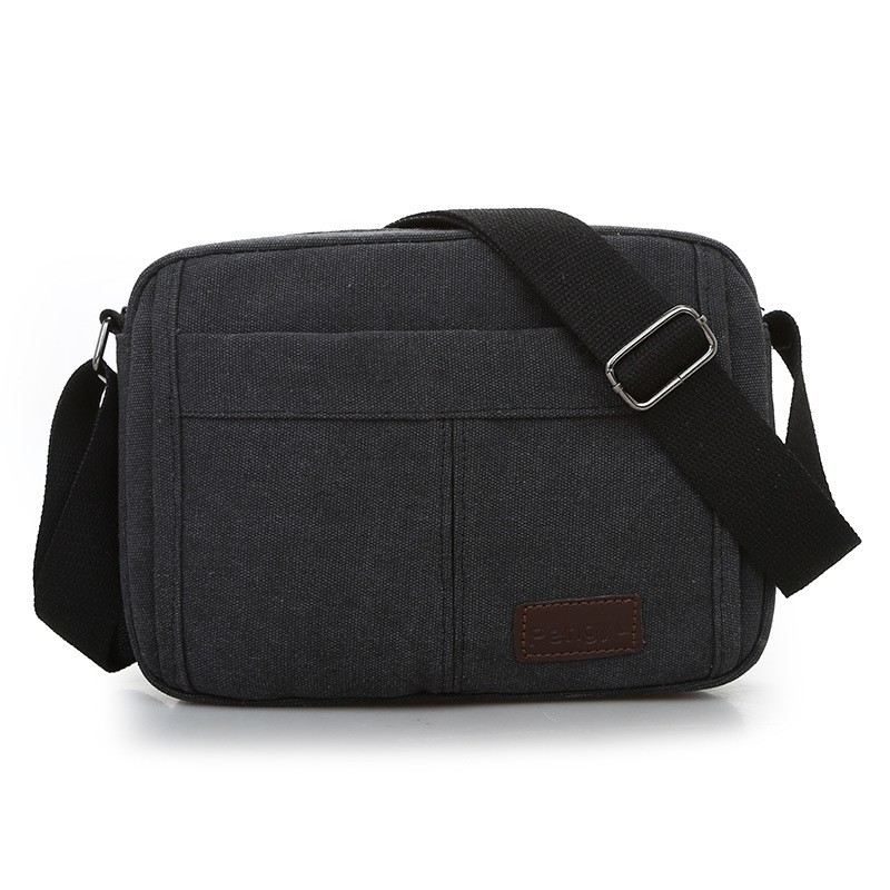 Túi Đeo Chéo Nam Nữ Vải Bố Túi Đeo Vai Nam Chất Liệu Kaki Chống Nước  Size 18*25cm