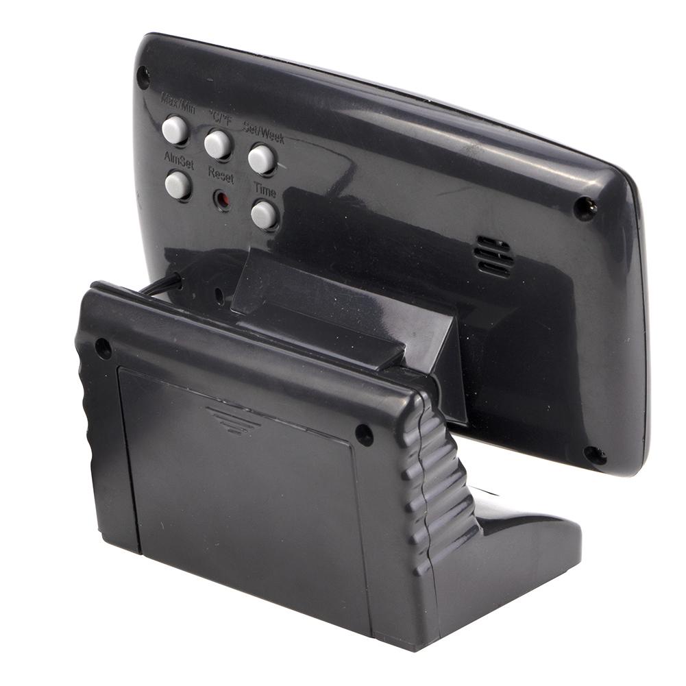 Om Đồng Hồ Điện Tử Bên Trong Và Bên Ngoài Có Chức Năng Đo Nhiệt Độ Phản Quang Dành Cho Xe Hơi