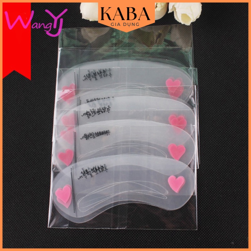 Bộ 3 Khuôn Kẻ Lông Mày Tiện Dụng Chất Lượng Cao KABA