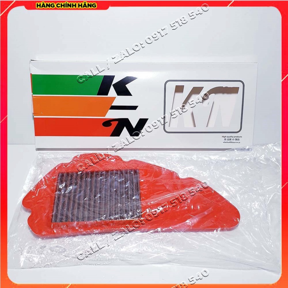 LỌC GIÓ SH - LỌC GIÓ ĐỘ LƯỚI THÉP GẮN SH VIỆT 2012 TỚI SH 2019 VÀ SH 2020 - Sh 2021 - SH 2022 (LỌC GIÓ K&amp;N) Ảnh thật Sp