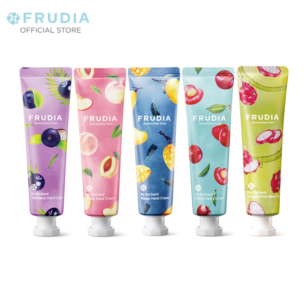 [Mã FMCG8 giảm 8% đơn 250K][Mua 2 giảm 33%]Kem Dưỡng Ẩm Tay Trái Cây Frudia My Orchard Rich Handcream 30ml (10 types)