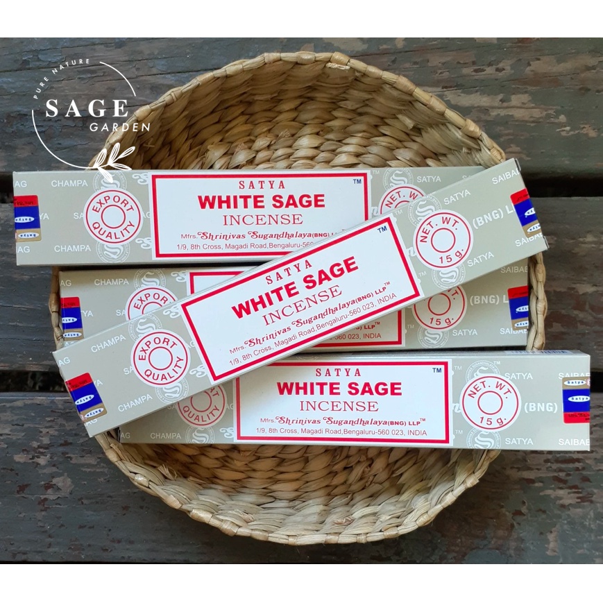 Nhang và Nụ WHITE SAGE_Thanh tẩy không gian sống_SAGE GARDEN