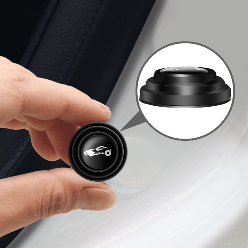 Bộ 2 Đệm Silicon Chống Sốc Cửa Xe Tự Dính Đệm Cao Su Cách Âm, Chống Va Đập Trangdiemxe 4 By-1116
