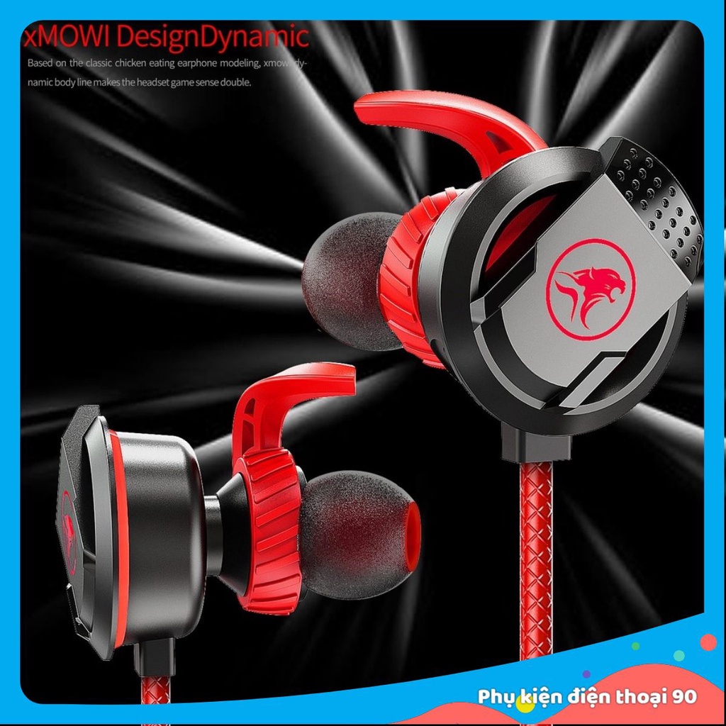 Tai nghe gaming PLEXTONE xMOWi RX3 bản cao cấp Micrô dài có thể tháo rời 3.5mm có dây