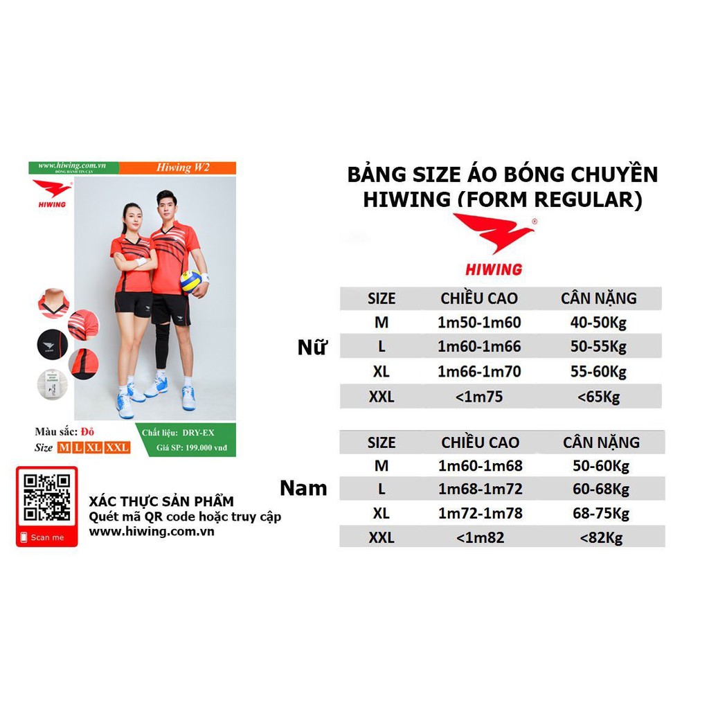 Bộ quần áo bóng chuyền Nam Nữ Hiwing W2 chính hãng cao cấp tiêu chuẩn thi đấu ⚠️𝑭𝑹𝑬𝑬𝑺𝑯𝑰𝑷⚠️
