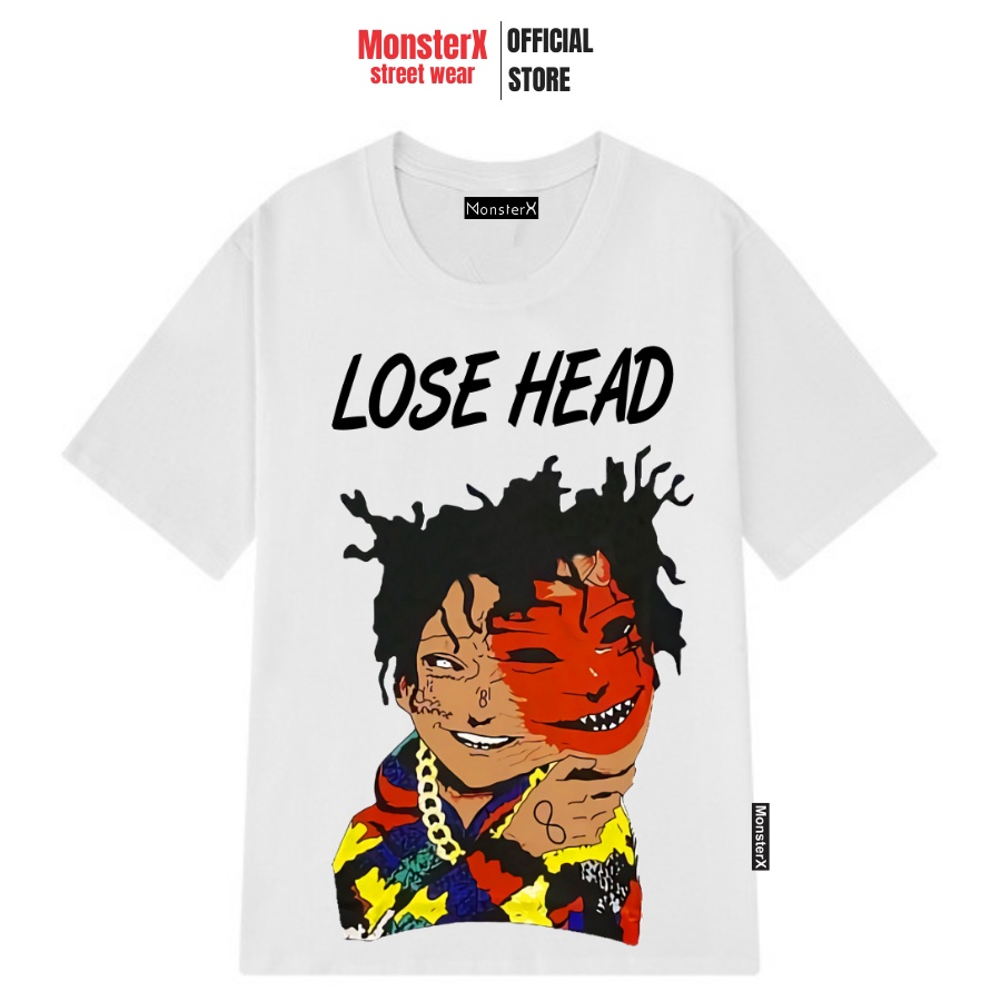 Áo thun unisex MONSTER X STREET LOSE HEAD phông tay lỡ nam nữ form rộng Local Brand
