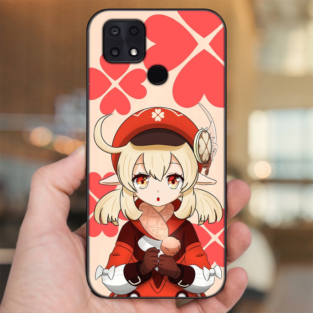 Ốp lưng Xiaomi Poco C40 viền đen in hình Klee Genshin Impact