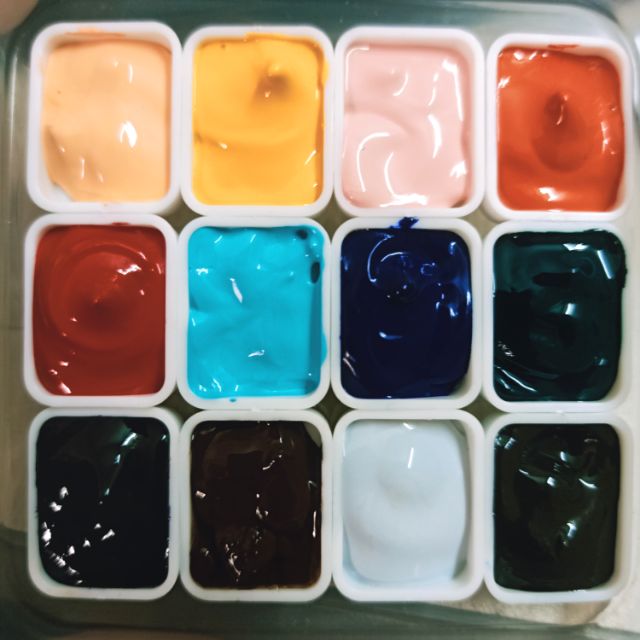 Màu Holbein chiết 1ml set lemon