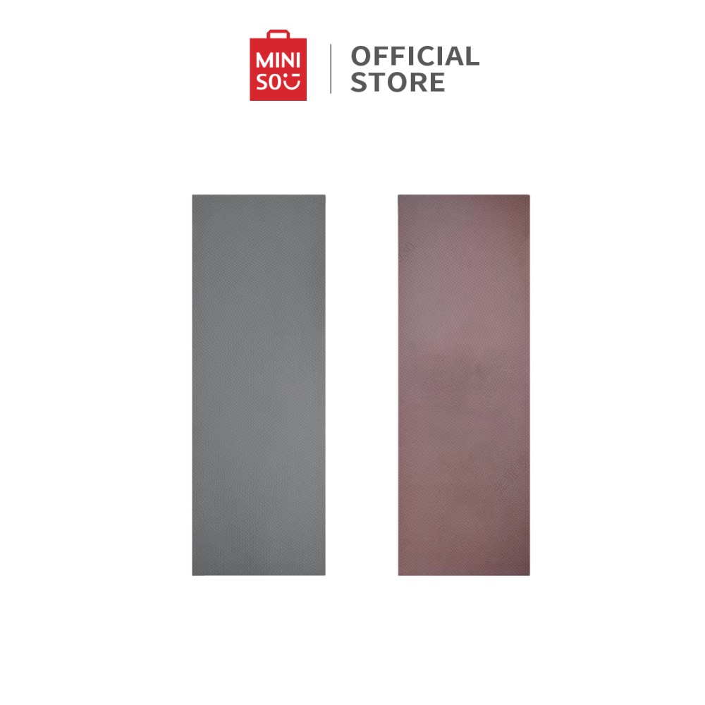 Thảm tập yoga Miniso dày 4mm chống trơn trượt - Giao màu ngẫu nhiên