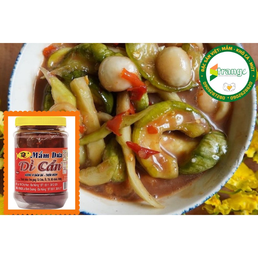 Mắm dưa cà Dì Cẩn - Đặc sản Đà Nẵng