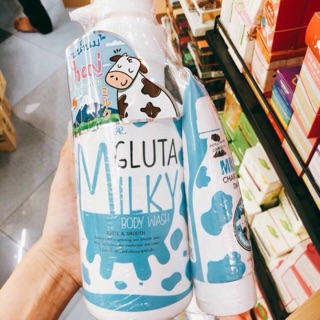 Combo sữa tắm + sửa rửa mặt Thái