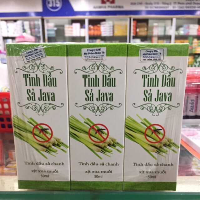TINH DẦU XẢ CHANH JAVA XỊT CHỐNG MUỖI CHAI 50ml