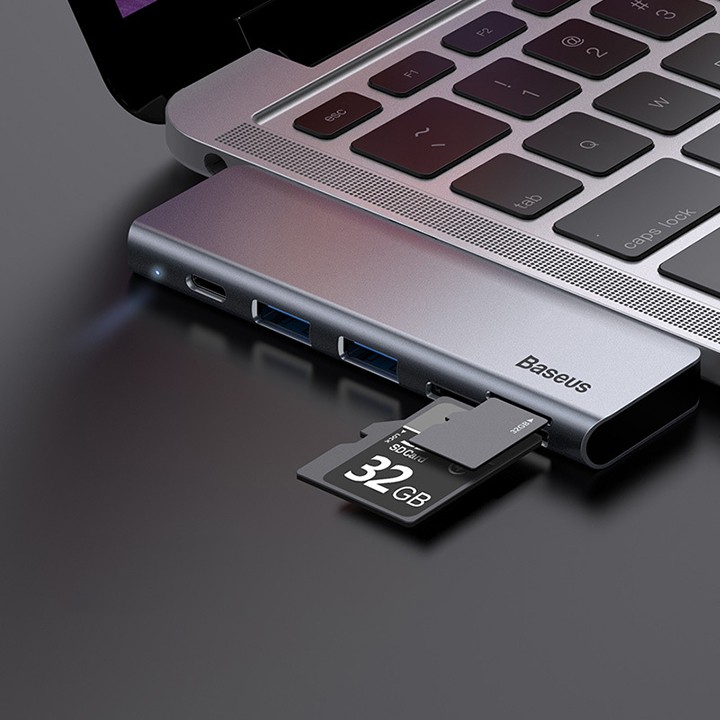 Hub Type-C mở rộng kết nối Macbook và Laptop Baseus | BigBuy360 - bigbuy360.vn