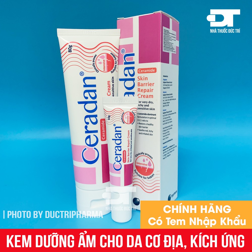 Kem dưỡng ẩm Ceradan chăm sóc da chàm thể tạng, da khô, kích ứng