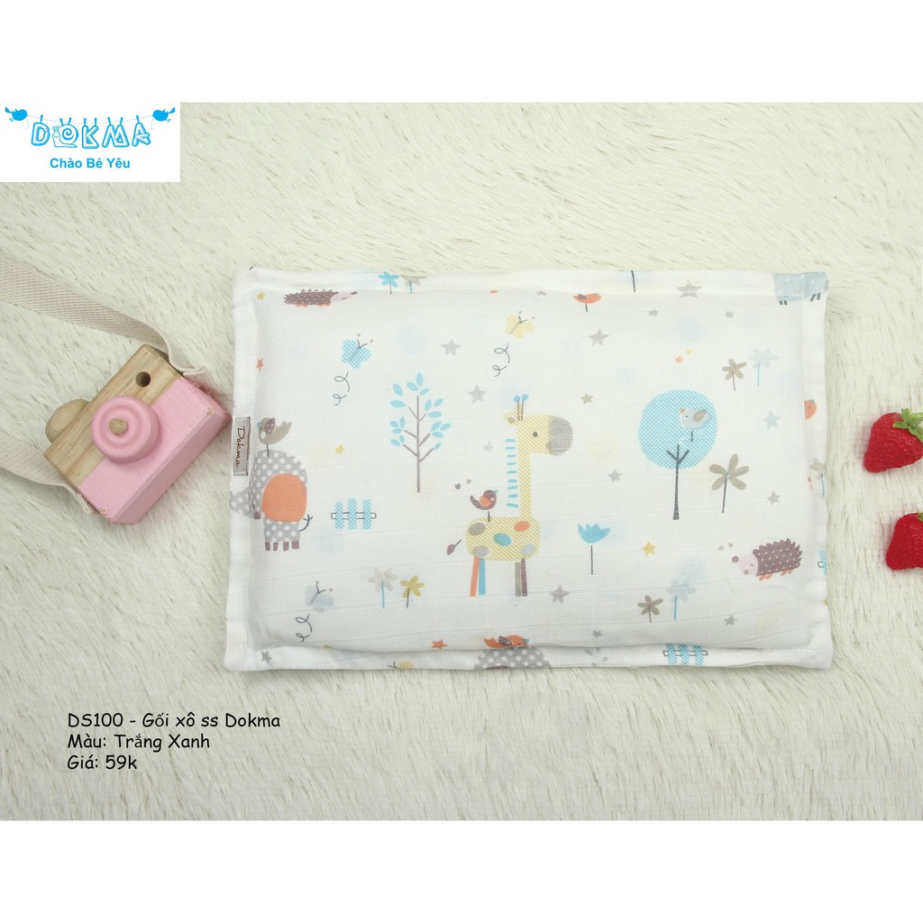Dokma - Gối xô chữ nhật cho bé (23*35cm)
