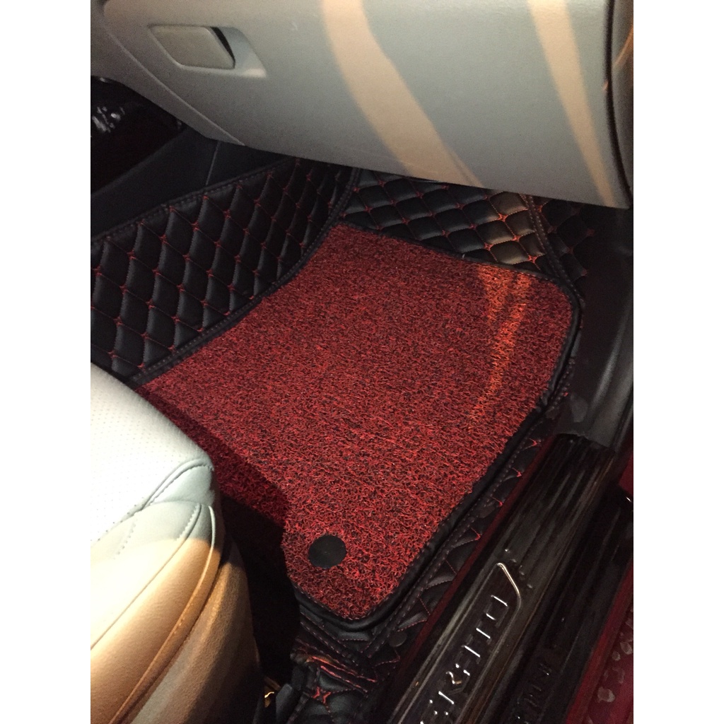 Lót sàn ô tô 5d, 6d Nano 2 chỉ Kia Cerato 2013 – 2018 2019-2023 kháng khuẩn, trải kín sàn xe