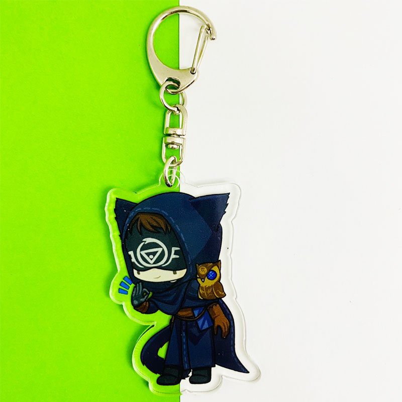 ( Mica trong acrylic) Móc khóa Identity V Nhân cách thứ năm VER CHÀO HỎI in hình anime