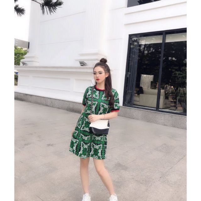 đầm thun thiết kế live