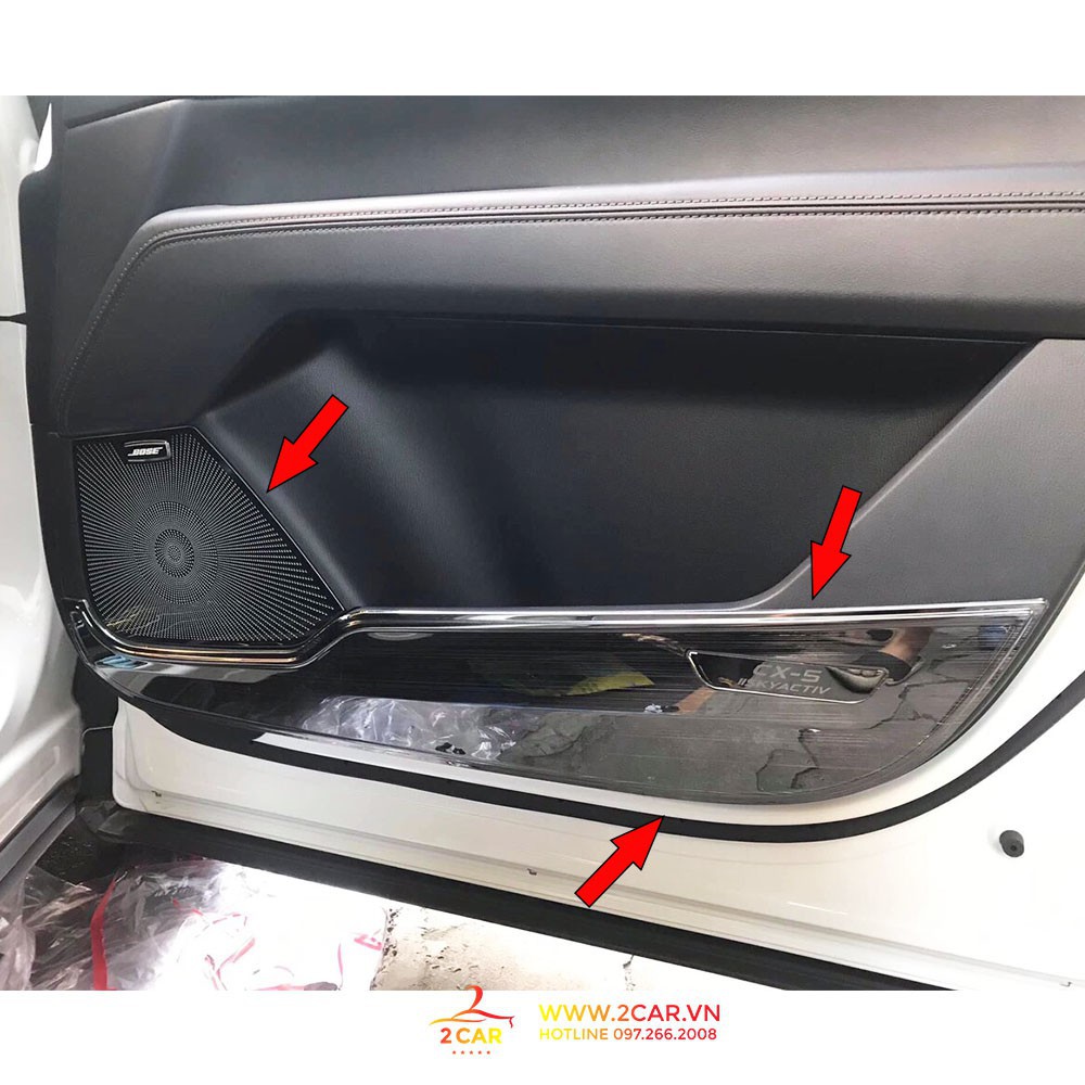 Ốp Tapli Cánh Cửa, ốp màng loa chống xước cánh cửa xe Mazda CX5, Hàng TiTan Cao Cấp