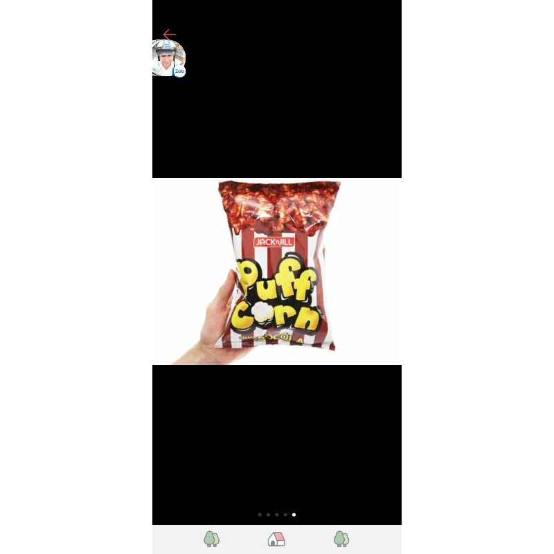 Bánh Snack Bắp Rang bơ  - Puff Corn Hương vị Caramen/Socola/Phô Mai gói 45g