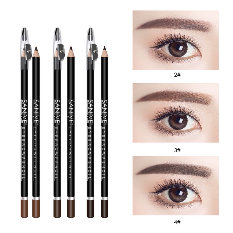 Bút Chì Kẻ Mày Chống Thấm Nước 3 Màu