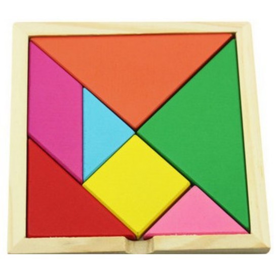 Bộ ghép trò chơi trí uẩn tangram phát triển trí tuệ cho bé