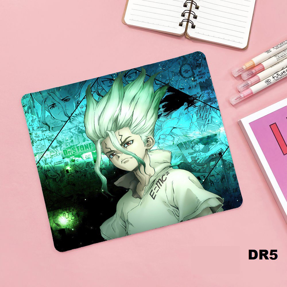 Lót chuột - Dr-Stone - khổ 24x21x3 bo viền