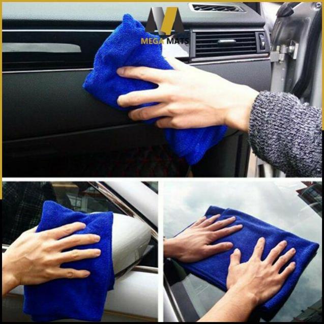 Khăn lau xe chuyên dụng Microfiber siêu thấm không rút sợi