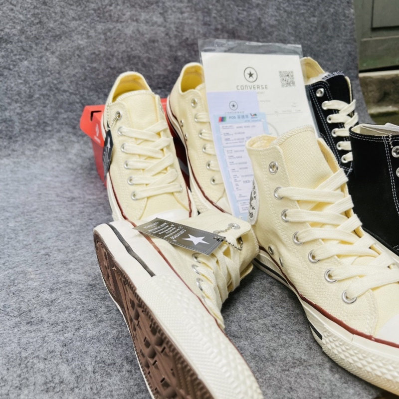 Giày Converse 1970s đen trắng Tặng kèm boxbill,tất,lọ tẩy