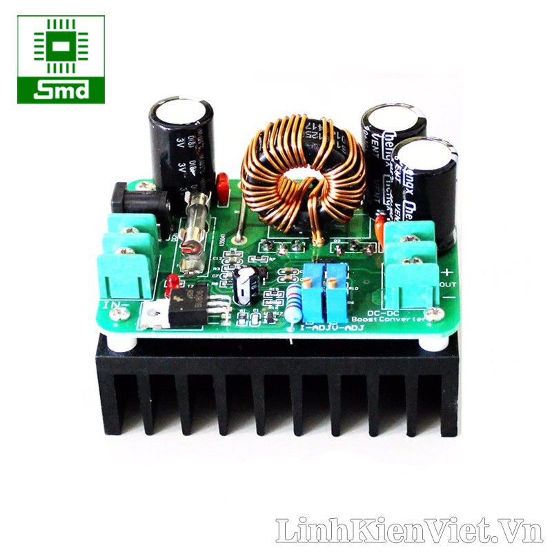 Module nâng áp có chỉnh dòng DC-DC 600W Output 12-80V