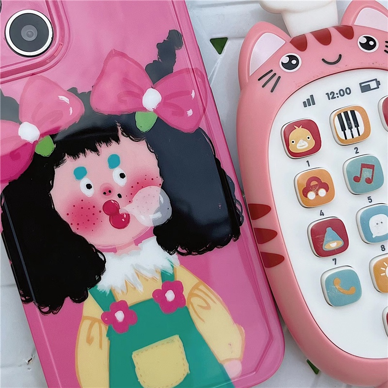 Ốp Điện Thoại Mềm Hình Cô Gái Cho IPhone13promax iPhone13Pro IPhone12ProMax I12 Iphone11PROMAX IX/XS MAX XR I7/8plus I13