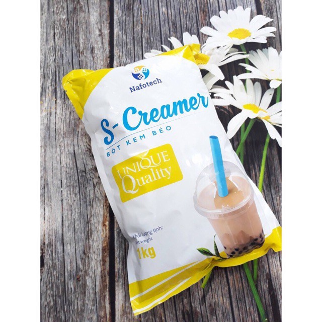 Bột kem béo pha trà sữa đài loan S-Creamer screamer Gói 1kg,nguyên liệu nấu trà sữa