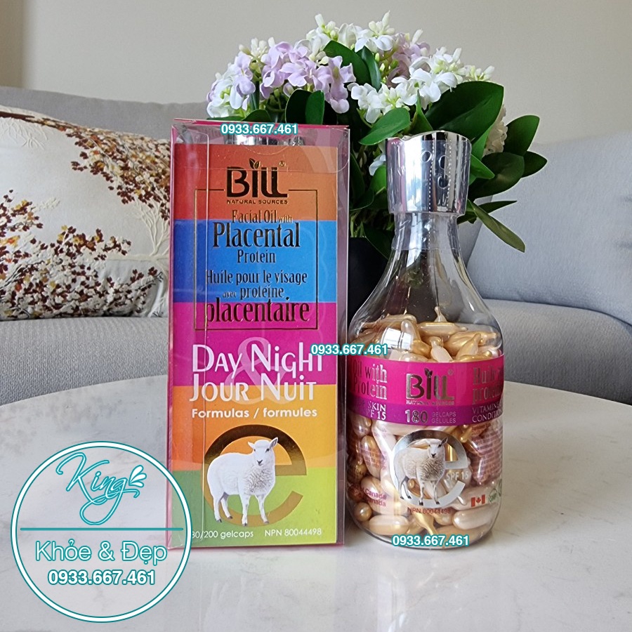 (Chống Nắng SPF/15) Viên Bôi Nhau Thai Cừu Lamb Placenta 180 Viên