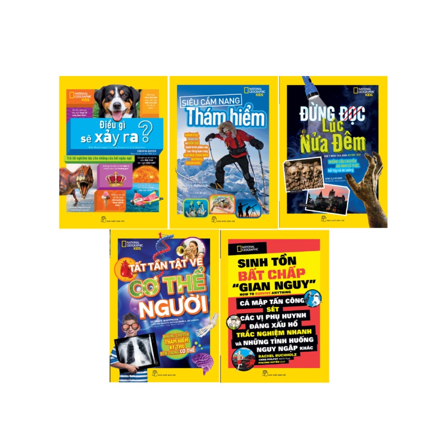 Sách - Combo National Geographic (Bộ 5 Cuốn)
