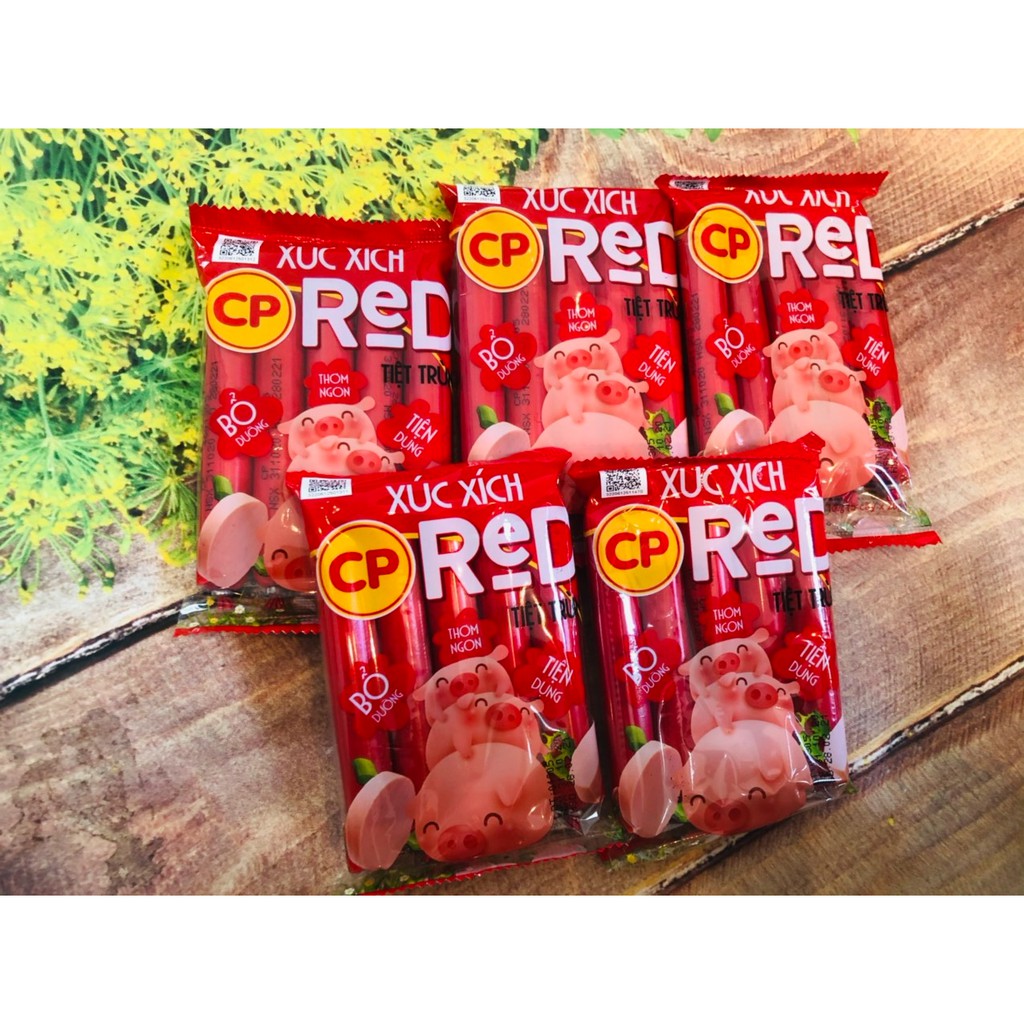 Set 6 gói xúc xích tiệt trùng CP, mỗi gói 100g