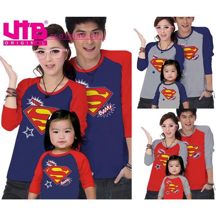 Áo Thun Gia Đình In Hình Superman Bam 7 / 8