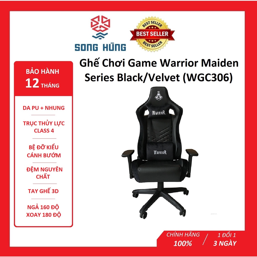 Ghế gaming Warrior maiden series WGC306, ghế văn phòng giá rẻ.