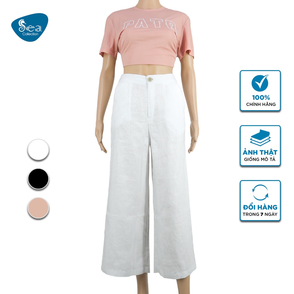 Quần Linen Nữ Ống Rộng Sea Collection 6752