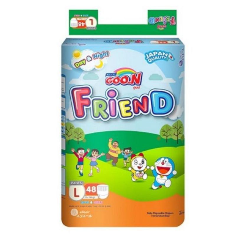 Tã quần Goon Friend S62, M58, L48, XL42, XXL34 mới