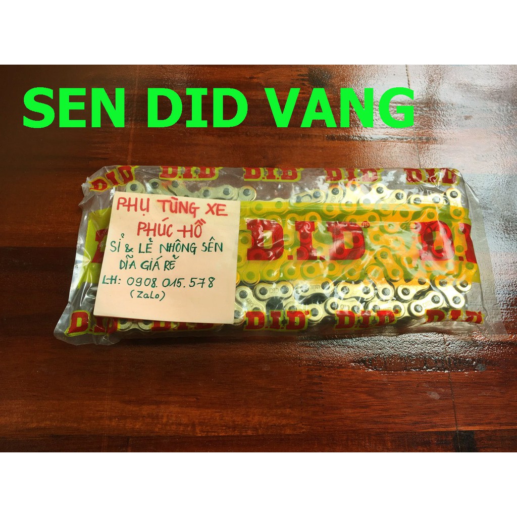 [ RẺ VÔ ĐỊCH ] Sên DID vàng Thái Lan 130 mắc