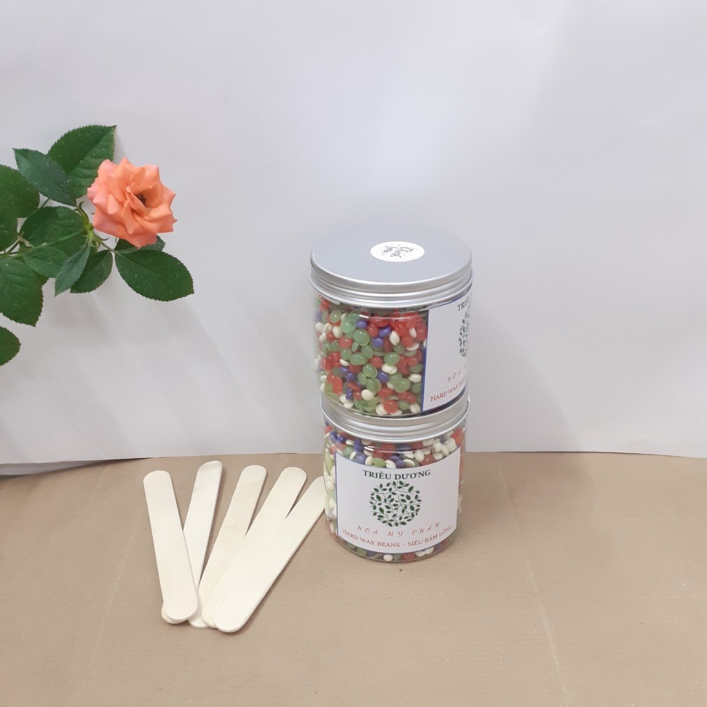 300g sáp wax lông TD hàng siêu bám - đóng hộp xịn xò, tặng kèm que lấy sáp
