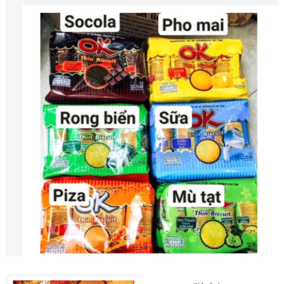 Bánh Quy Ok Thái Lan Bịch 360g