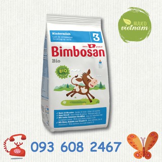 Bimbosan số 3 sữa công thức hữu cơ túi 400g